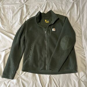 Carhartt Olive Fleece Jacket